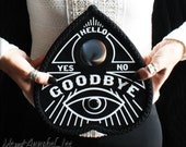 Ouija Board Planchette Heart Shaped Box | Black Spirit Board Valentine | Anniversary Gift | Goth | Gothic | Anti Valentine's Day | Occult