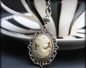 Victorian Cameo Tea Ball Infuser - Brown & Cream - Gothic Goth Steampunk - Tea Accessory for Loose Leaf Tea