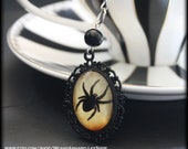 Tea Ball Infuser: Black Spider Cameo | Arachnids | Halloween Tea Party |  Tea Accessory for Loose Leaf Tea | Gothic Tea Ware