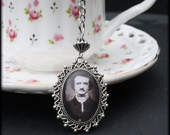 Edgar Allan Poe Tea Ball Infuser | Goth Poetry | Gothic Horror | Literature | Raven | Annabel Lee | Macabre Tea Accessory for Loose Leaf Tea