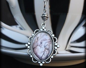 Anatomical Heart Tea Ball Infuser | Human Anatomy | Dark Valentine | Goth Curiosity | Gothic Gift | Macabre Tea Accessory for Loose Leaf Tea