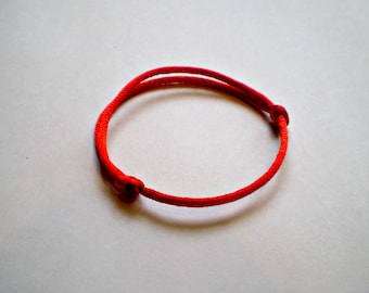 Charm Bracelet red Satin bracelet, friendship bracelet, Yoga bracelet, baby red string bracelet red thread, satin thread