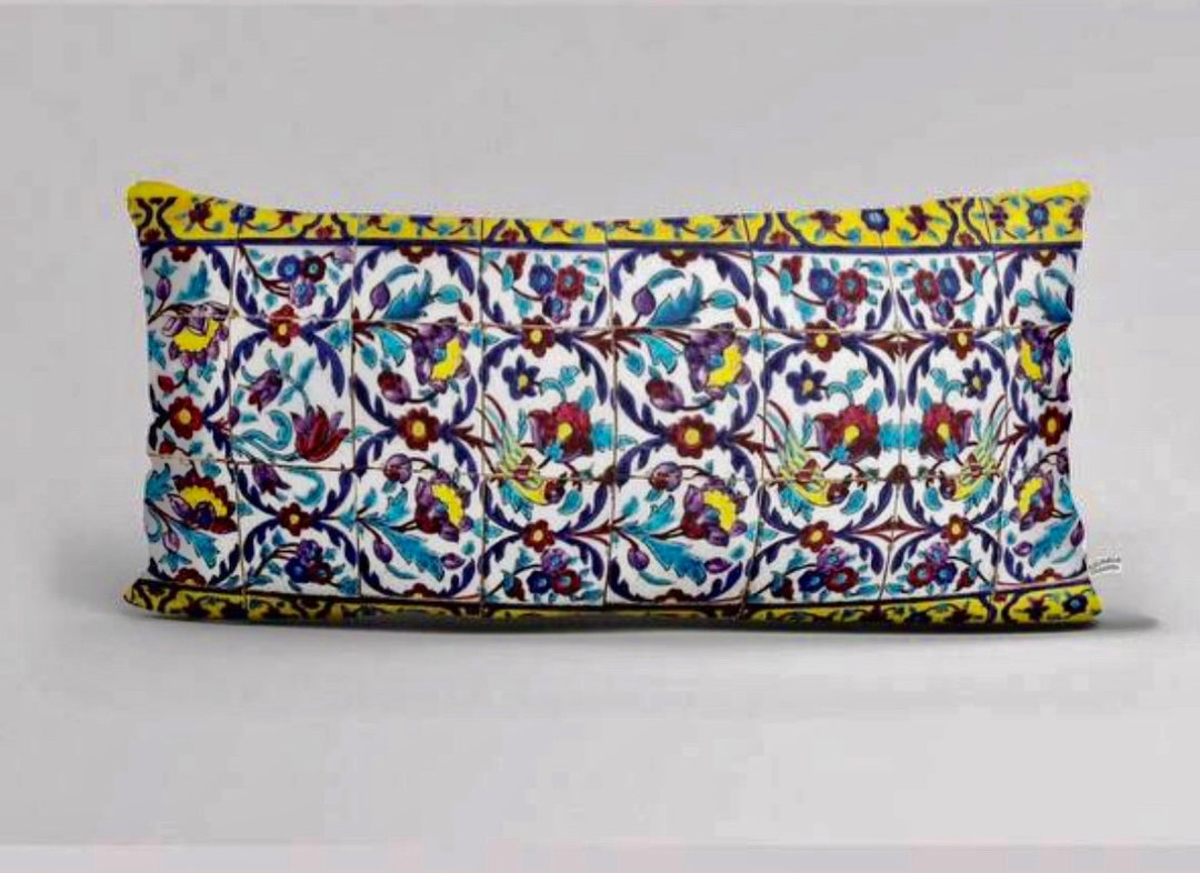 Persian Calligraphy Poem Molana Rumi Soft Farsi Tile Design Cushion ...
