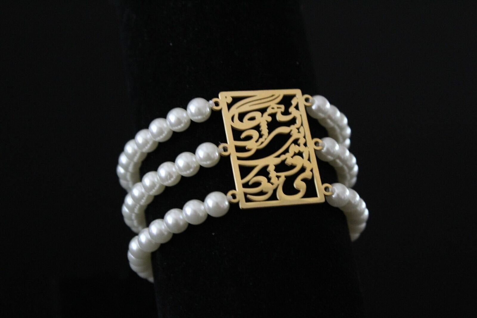 Persian Calligraphy CUFF Bracelet Poem Molana Rumi Stainless Steel