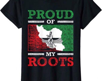 Persian Lion Sun T-Shirt: Ancient Iran Heritage Graphic Tee