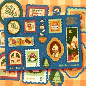 A Bear’s Cabin Sticker Sheet