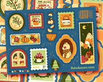 A Bear’s Cabin Sticker Sheet
