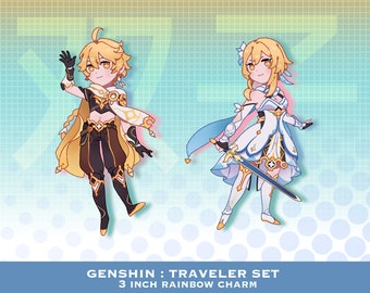 Traveler Aether Lumine Charms
