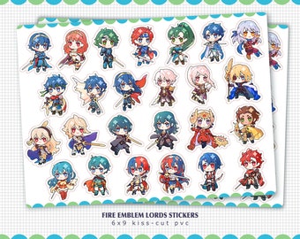 Fire Emblem Lords Sticker Sheet