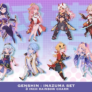 Inazuma Anhänger+Sticker Set
