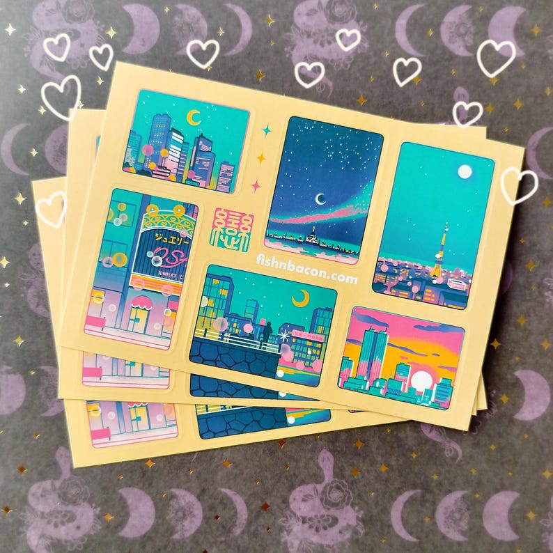 90s Magical Girl Sticker Sheet image 2