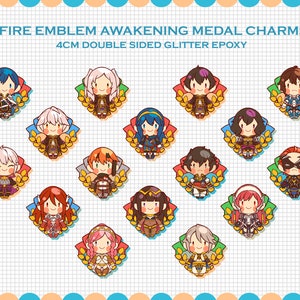 Fire Emblem Awakening Medal Set
