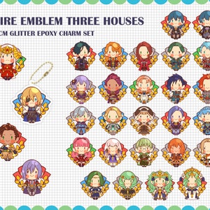 Fire Emblem Drei Häuser Medaille Charms