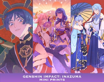 Genshin Impact Inazuma Mini Prints