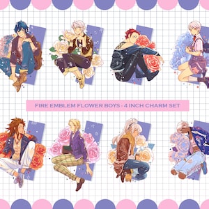 Fire Emblem Flower Boys Charm Set