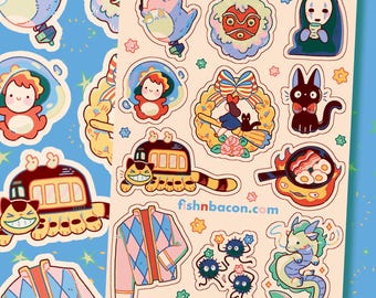 Ghibli Sticker Sheet