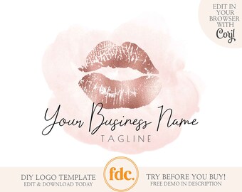 Lipstick Logo Etsy Lipstick Logo Etsy