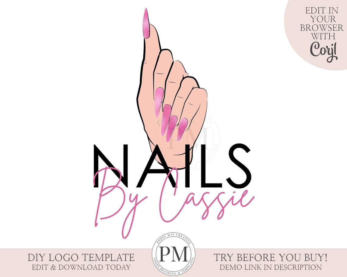 2. Simple Logo Nail Art Ideas - wide 1