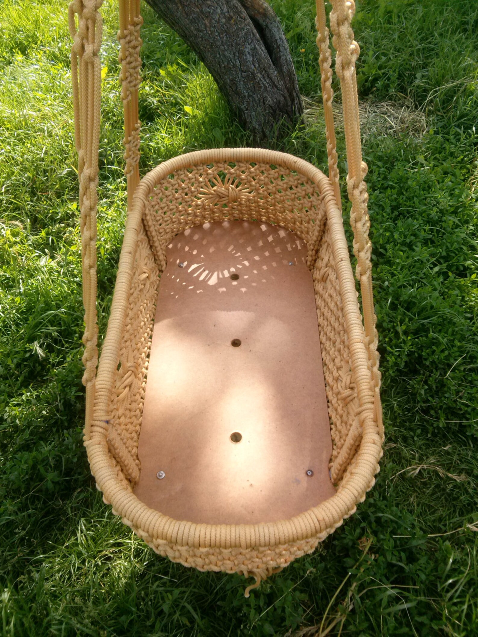 Baby Cradle hanging swinging Custom Color Available handmade Etsy