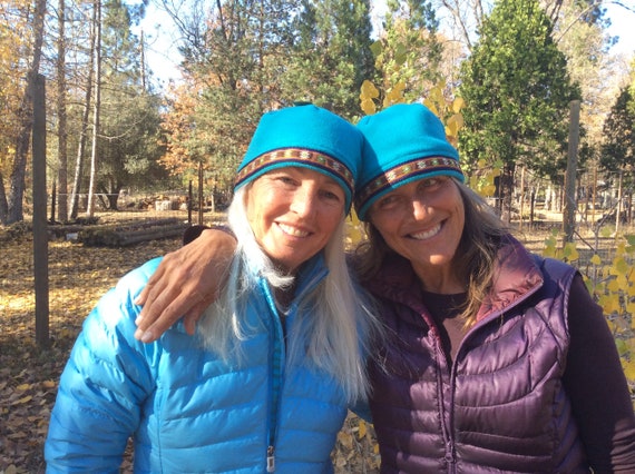 Stylish and Warm Fleece Hat/beanie (turquoise Blue) Size-medium