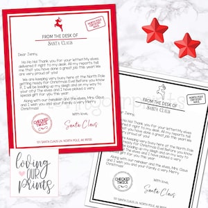Carta editable de Papá Noel, Cartas editables de Papá Noel, Carta editable de Papá Noel, Carta de Papá Noel personalizada