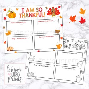 Ich bin dankbar für Printables, Thanksgiving-Printables, Thanksgiving-Printables für Kinder, Thanksgiving-Aktivitäten für Kinder, ich bin so dankbar