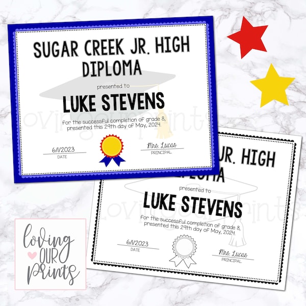 8th Grade Graduation Etsy