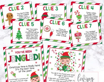 Elf Scavenger Hunt, Christmas Scavenger Hunt, Christmas Scavenger Hunt for Kids, Christmas Scavenger Hunt Clues, Scavenger Hunt Christmas