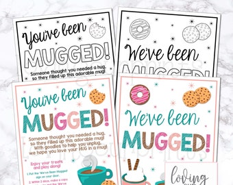 You've Been Mugged, Youve Been Mugged, Staff Morale Booster, You've Been Mugged Printable, Youve Been Mugged Printable, Teacher Morale