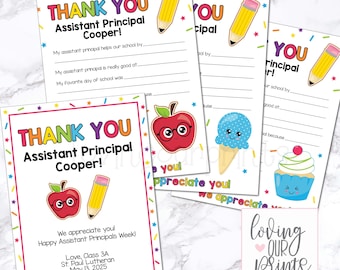 Assistant Principal Appreciation Gift, Assistant Principal Appreciation Week Celebration, Assistant Principal Appreciation Week, Thank You
