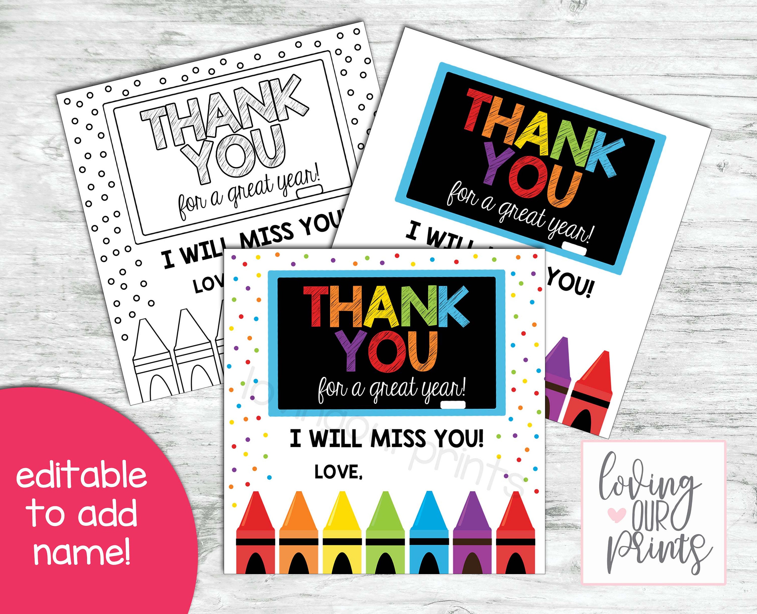 End of the year tags, Student gifts from teacher, Editable end of the year teacher gift tag, Summer gifts for students, End of school tags