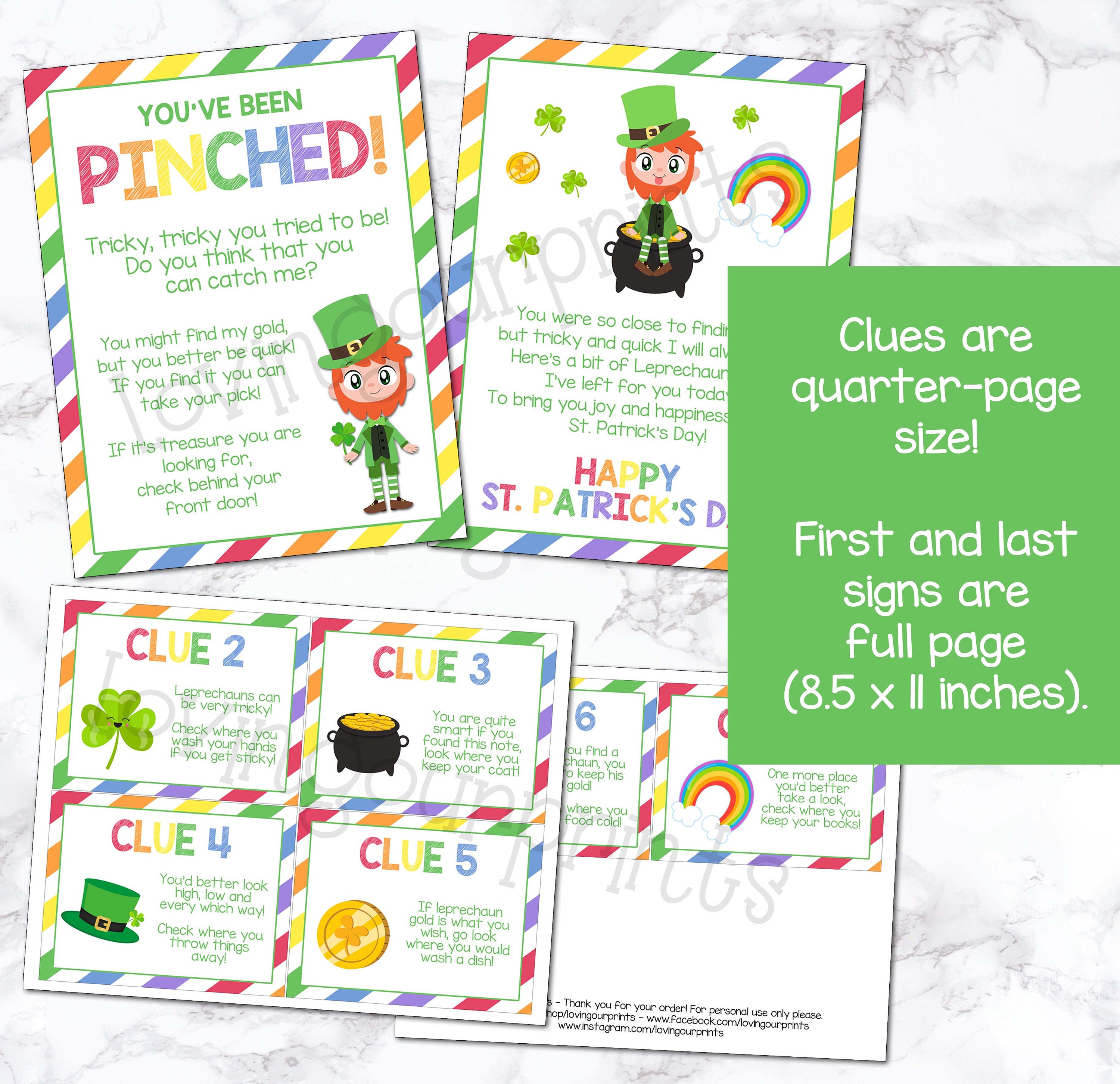 St Patricks Day Scavenger Hunt for Kids, St Patricks Day Scavenger Hunt ...