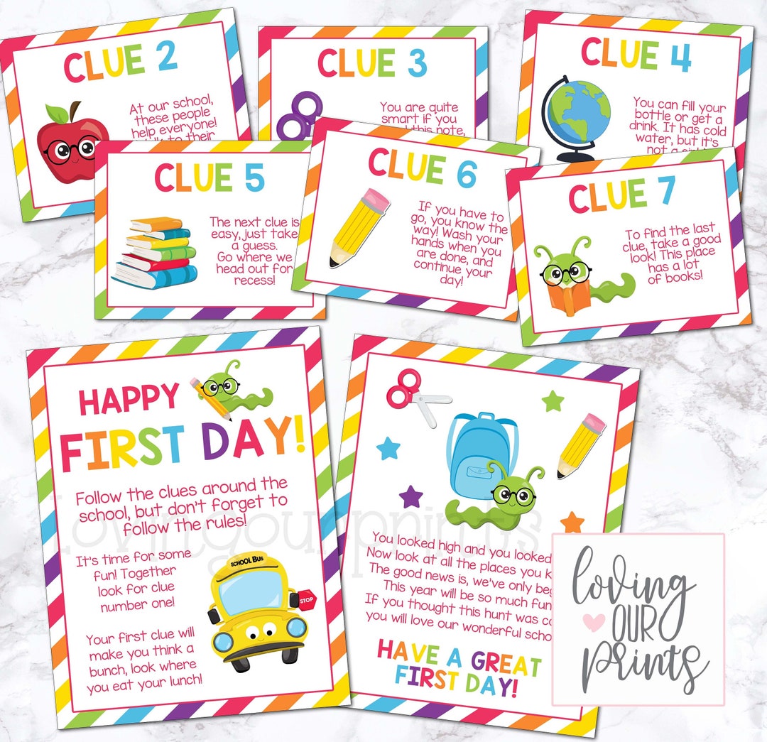 School Scavenger Hunt, Back to School Scavenger Hunt, Meet the Teacher