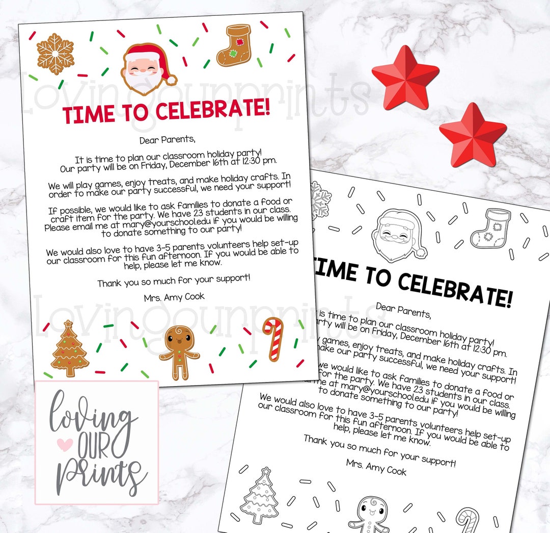 Classroom Christmas Party, Christmas Party Flyer, Class Christmas Party