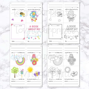 Printable Mothers Day, Printable Mothers Day Gift, Mothers Day Book ...