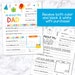 All About My Dad, All About My Dad Printable, Dad Birthday Gift, Dad ...