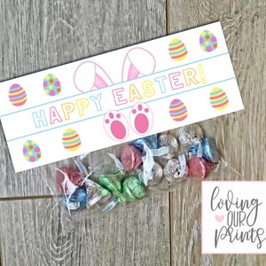 Easter Treat Toppers, Easter Printable, Easter Treat Bag Toppers, Printable Easter Tags, Easter Basket Party Favor Tags, Easter Favor Tags