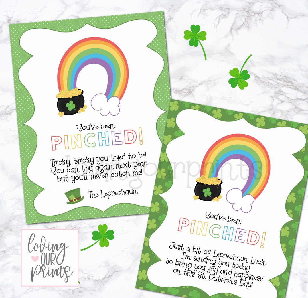 St. Patrick's Day Printable Leprechaun Note for Kids