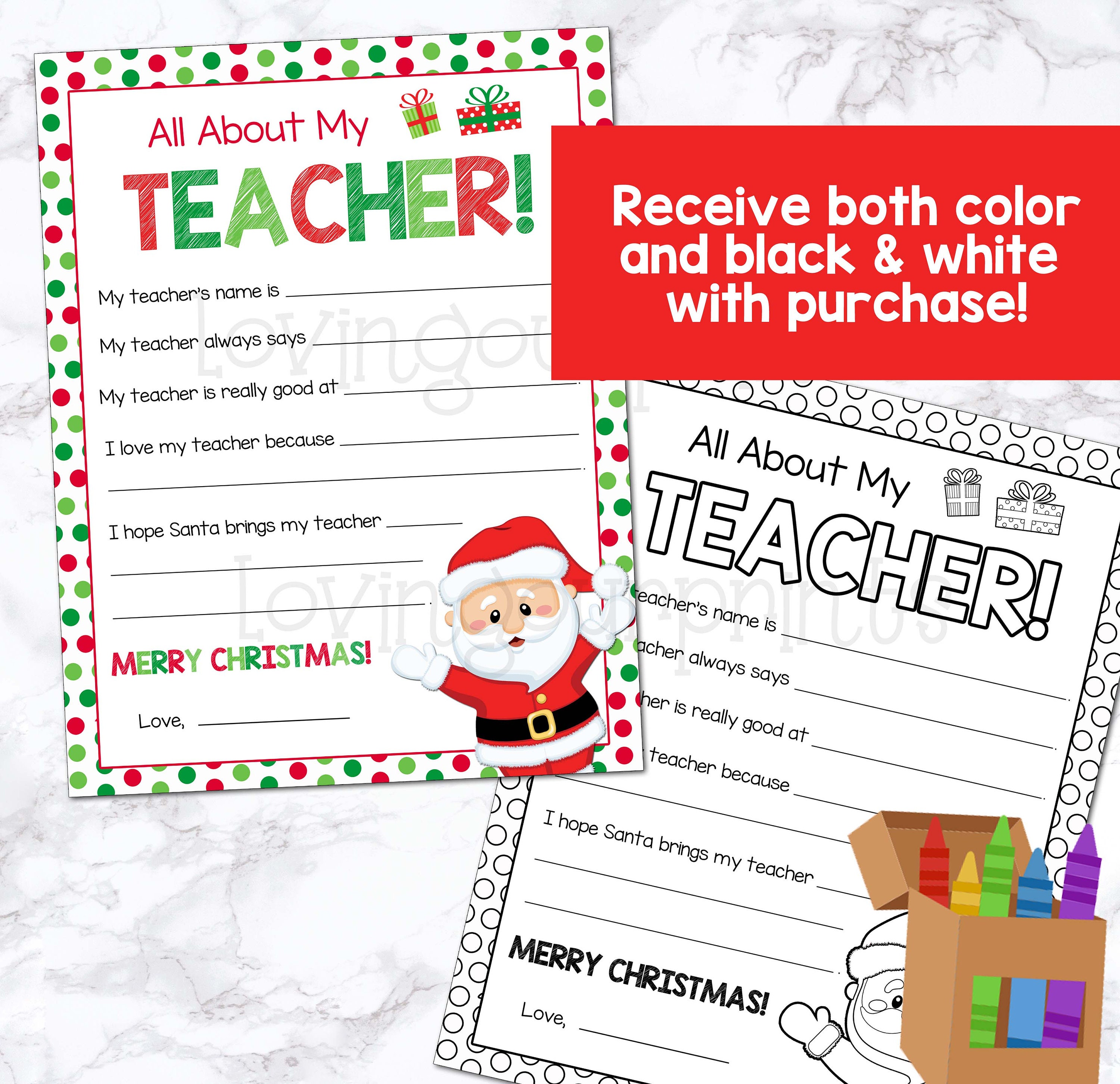 all about my teacher christmas, teacher christmas gifts, christmas