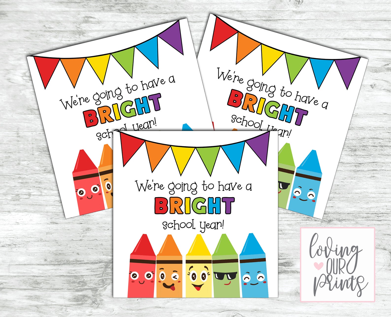 Back to School Treat Bag Back to School Printable Tag - Etsy