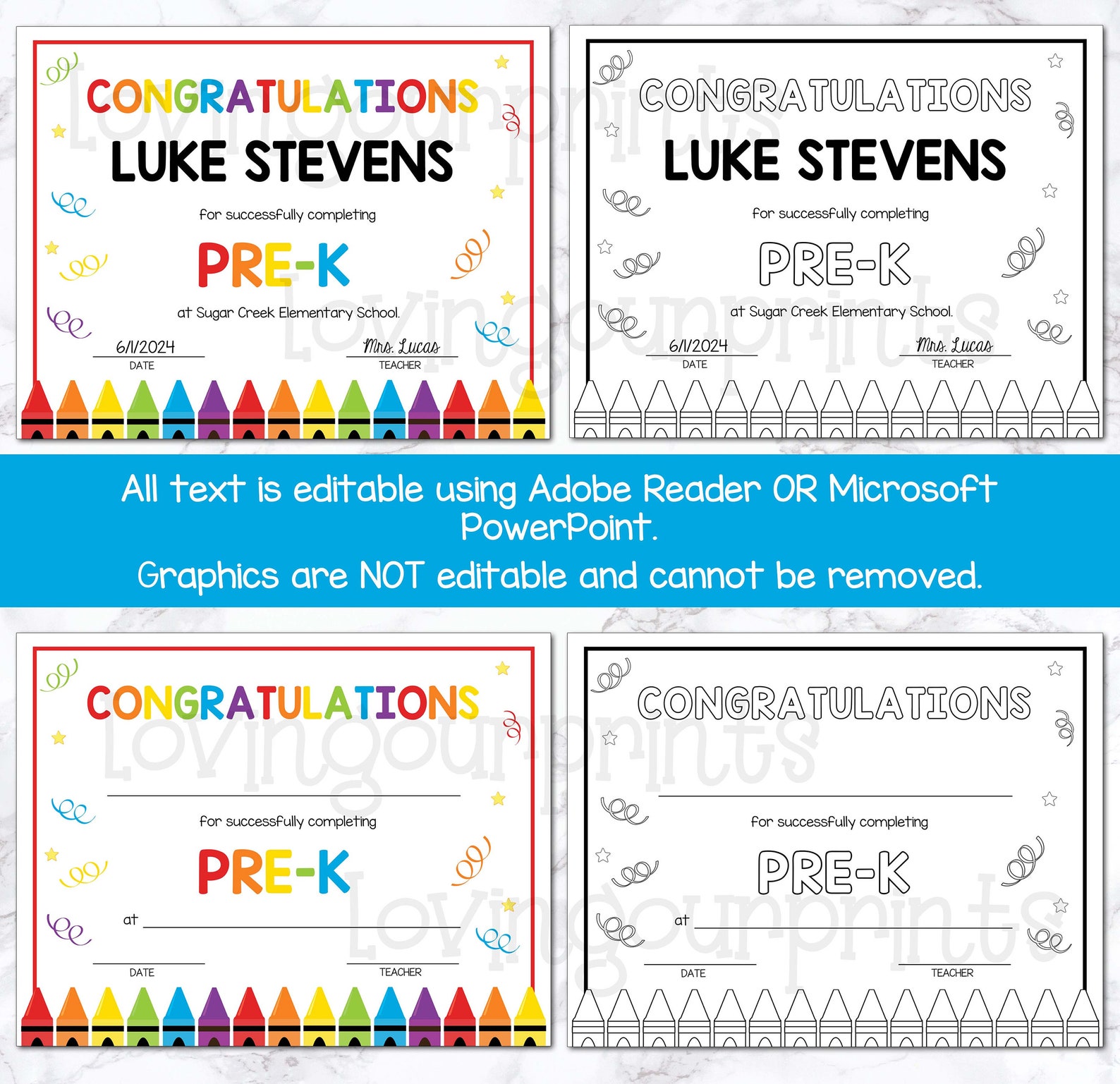 Prek Certificate Prek Graduation Certificate Pre K Graduation Prek Certificate Prek Graduation Certificate Pre K Graduation