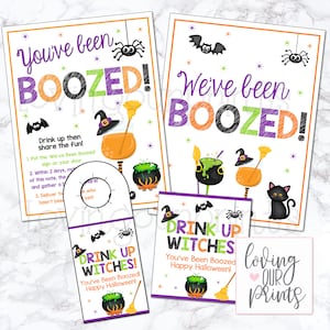 Étiquette Youve Been Boozed, Youve Been Boozed, Youve Been Boozed Tag, Youve Been Boozed imprimable, Youve Been Boozed Printable, Imprimable Halloween