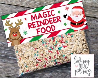 Magic Reindeer Food, Magic Reindeer Food Printable, Magic Reindeer Food Label, Christmas, Reindeer Food Printable, Reindeer Food Labels
