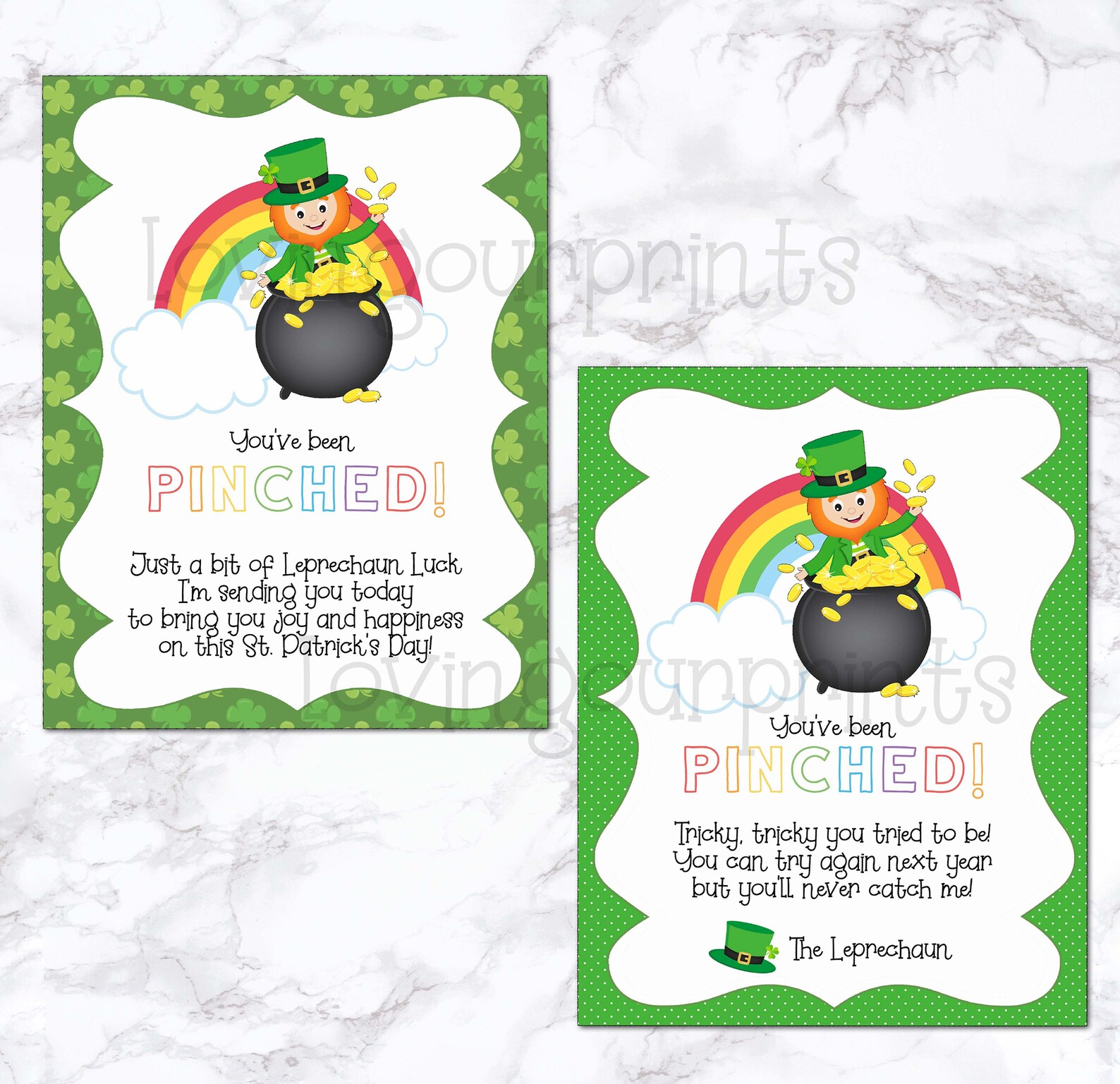 Lepechaun Notes for Kids St. Patrick's Day Printable | Etsy