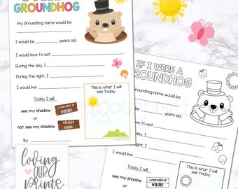 Groundhog Day Activities, Groundhog Day Printables, Printable Groundhog Activity, Ground Hog Day Activities, Groundhog Day Prediction Kids