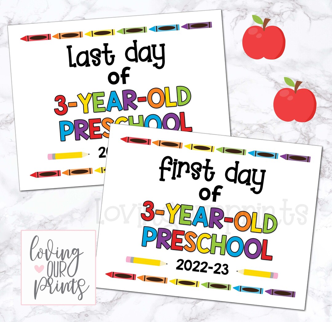 First Day Of 3 Year Old Preschool Sign First Day Of Etsy first-day-of-3-year-old-preschool-sign-first-day-of-etsy