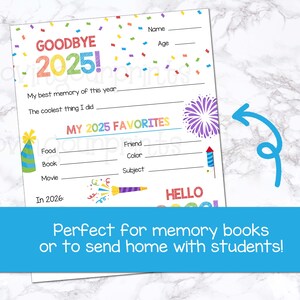 New Year Goals for Kids, New Years Resolution Kids, New Years Resolution Worksheet, New Year Resolution for kids, New Year 2026 image 4