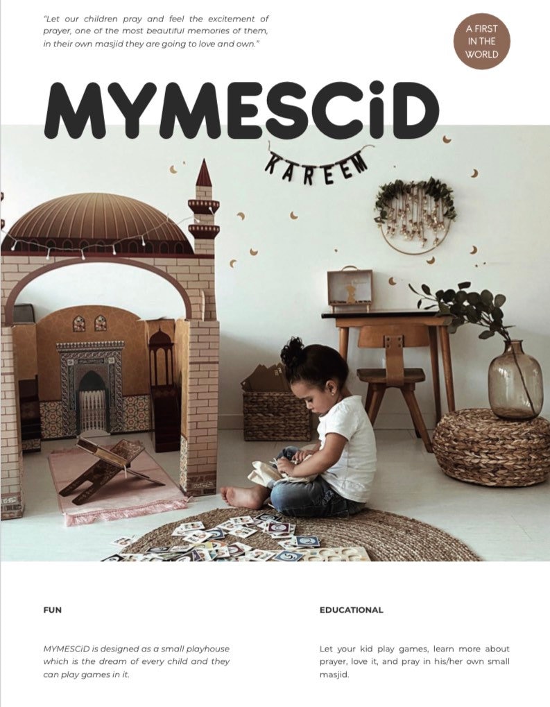 Mymescid Moschee Koran Kinder Geschenk Muslim Spielzeug Gebet Junge Karton Eid 