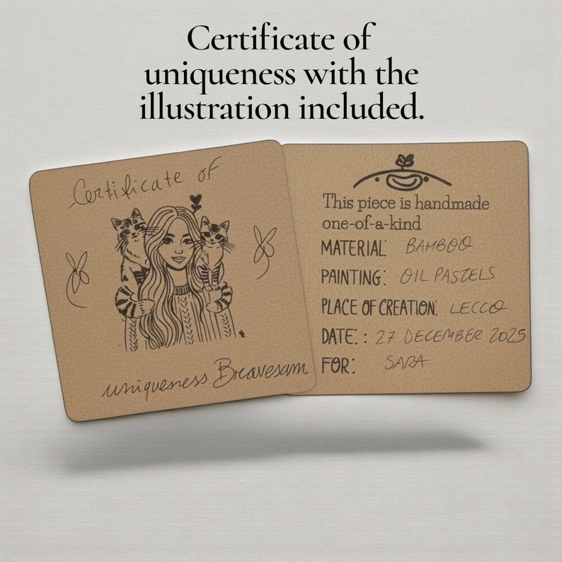 Figuras de madera personalizadas, pintadas a mano: ¡Tu propia familia, mascotas o recuerdos preciados! — Figura de pie — Adorno para tarta — Estilo Animal Crossing imagen 4