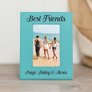 Personalized Gift for Friends, Picture Frame with Names, Girls Trip Gift, Friendship Memories Photo Frame